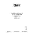 ACEC RFI1600 Owners Manual